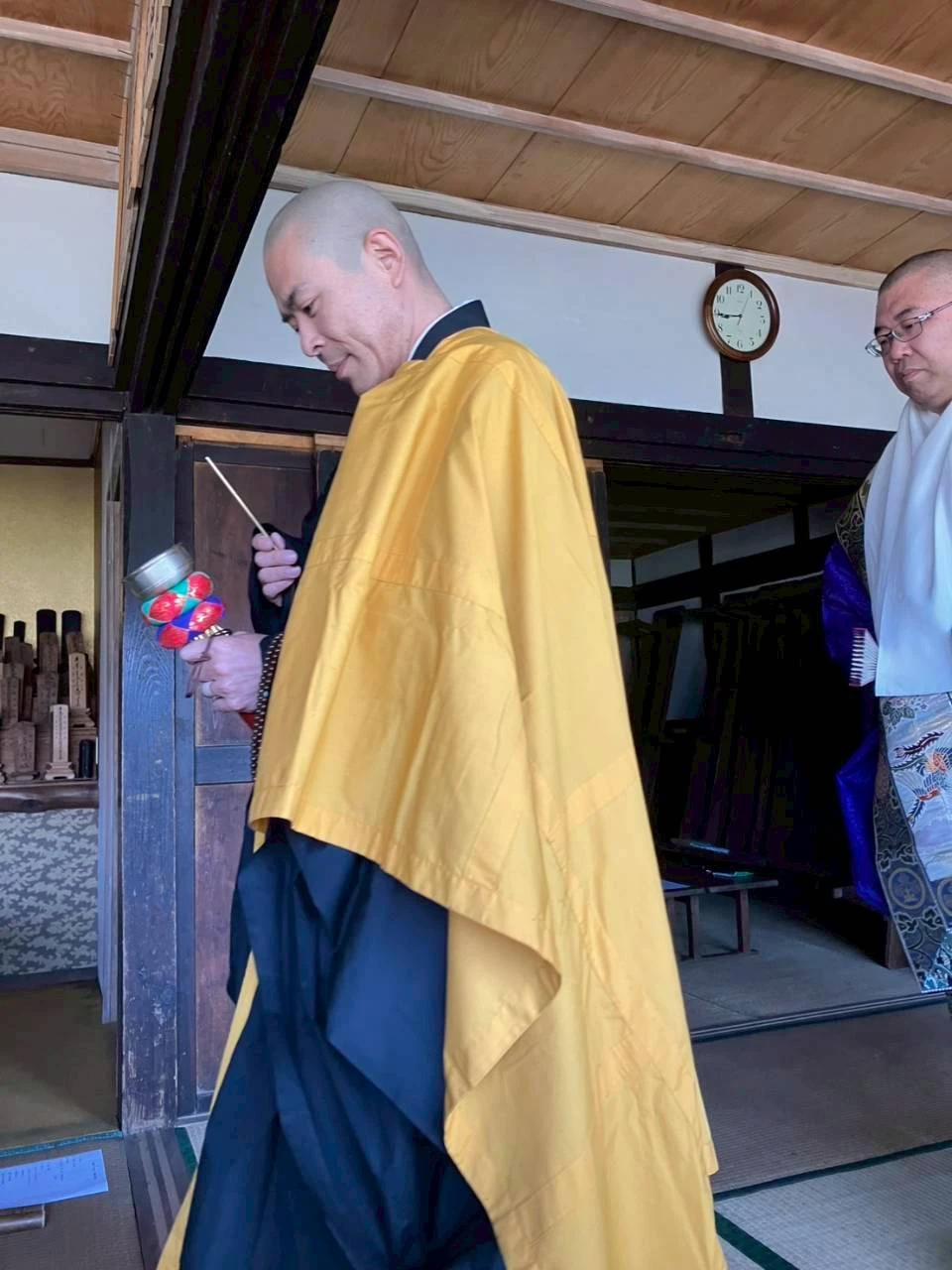 法要後の境内