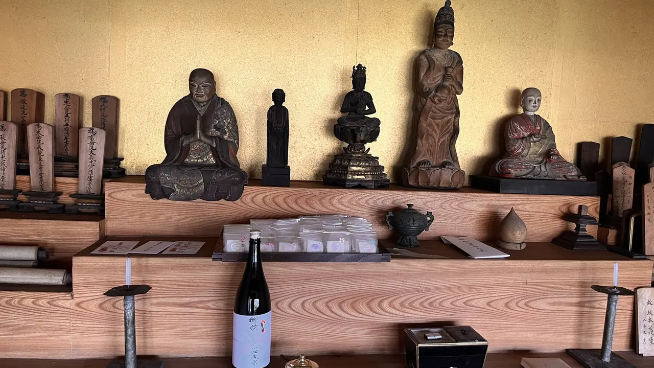 本堂で行われた法要